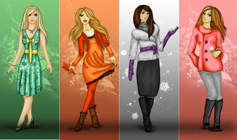 Четыре цветотипа – четыре стиля одежды